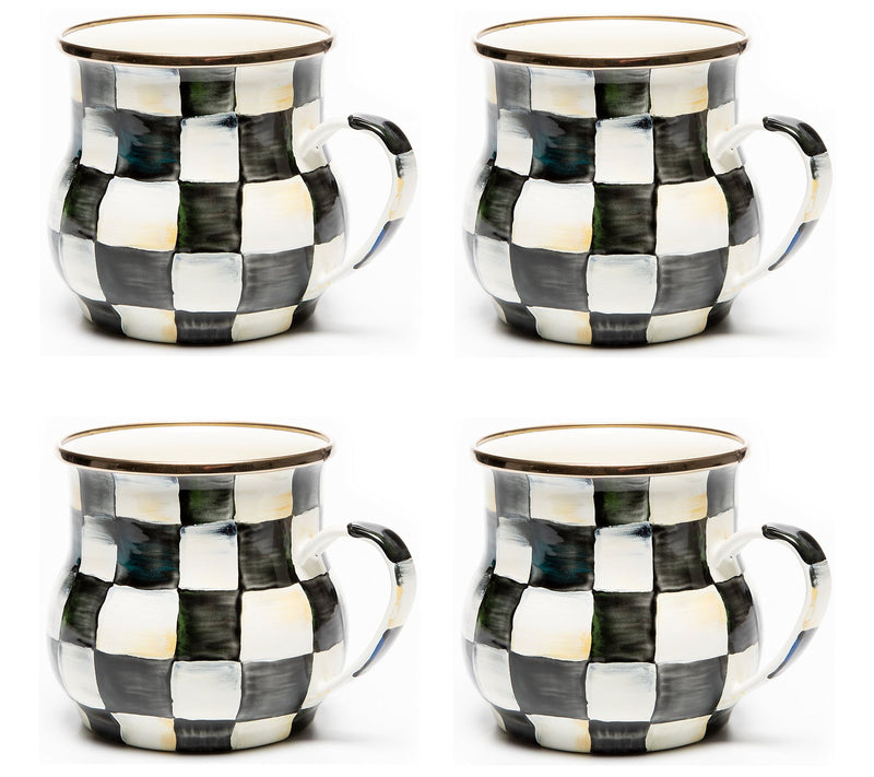 MacKenzie- Childs Set of 4 Enamel Mugs — View 4