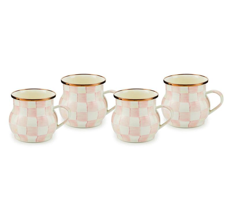MacKenzie- Childs Set of 4 Enamel Mugs — View 9