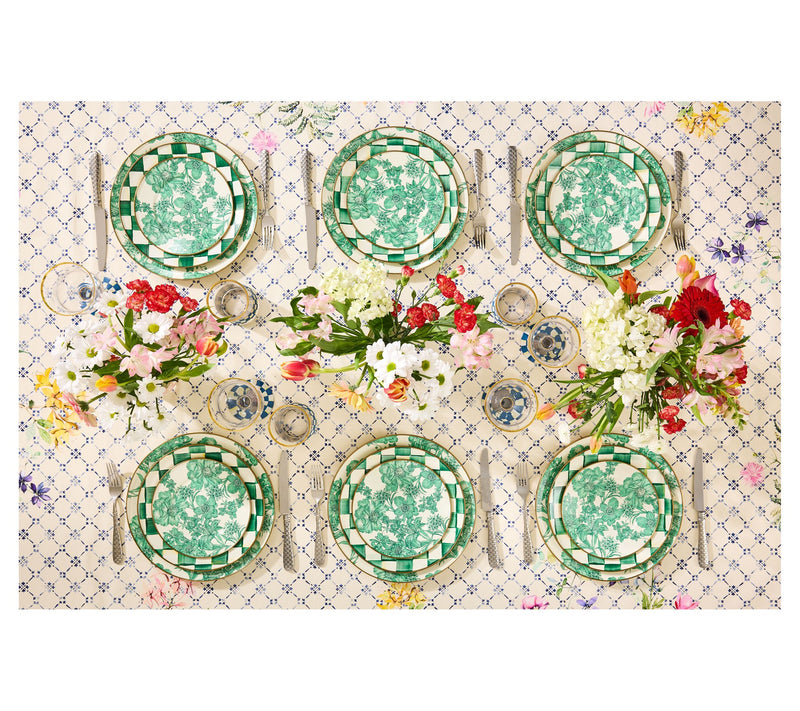 MacKenzie- Childs Set of 4 Enamel Chargers — View 7