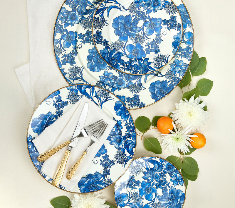 MacKenzie- Childs Set of 4 Enamel Chargers — View 8