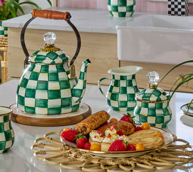 MacKenzie- Childs Enamel Creamer & Sugar Set — View 8
