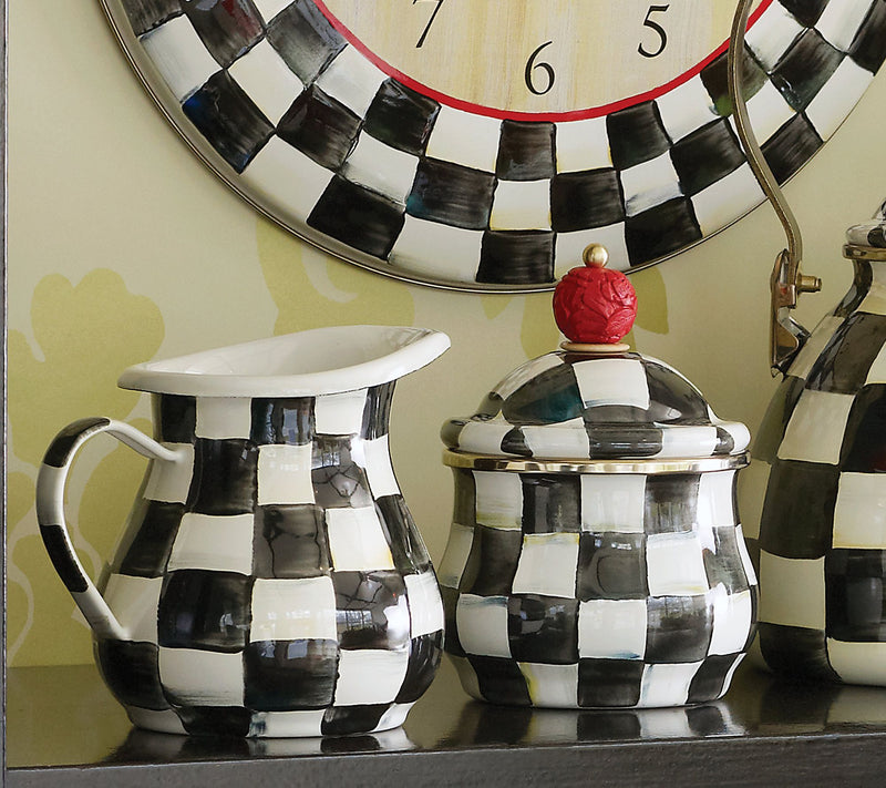 MacKenzie- Childs Enamel Creamer & Sugar Set — View 4