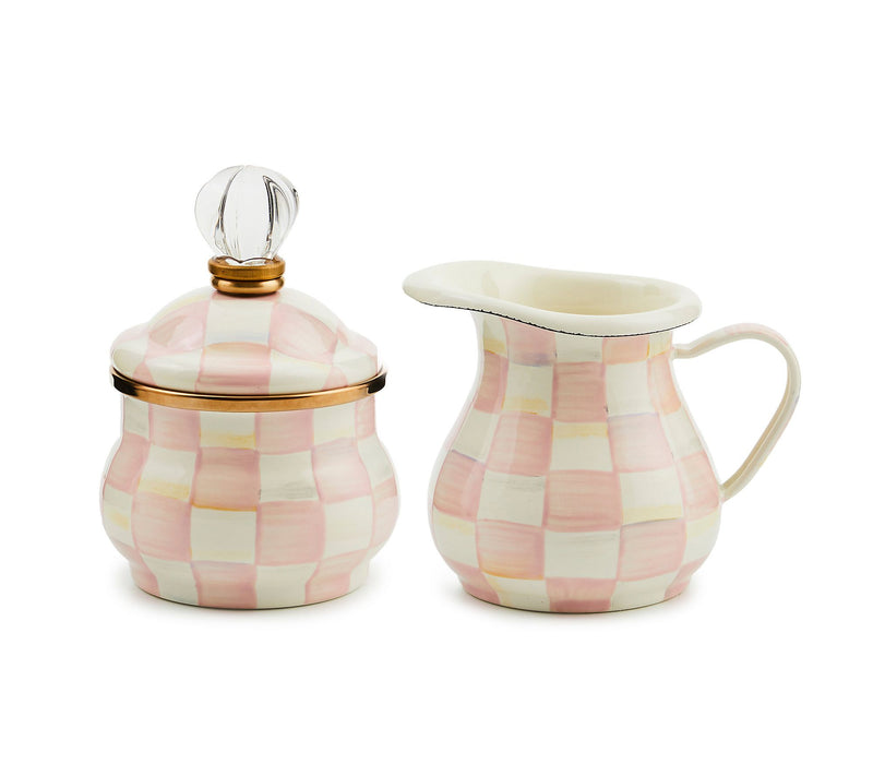 MacKenzie- Childs Enamel Creamer & Sugar Set — View 2