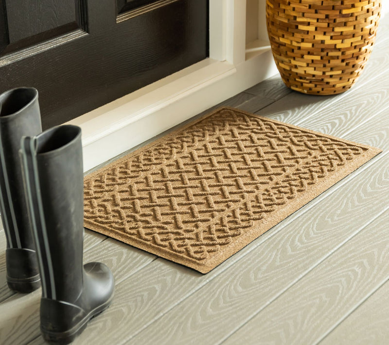 Evergreen 20" x 30" Cable Weave Indoor/OutdoorRug — View 6