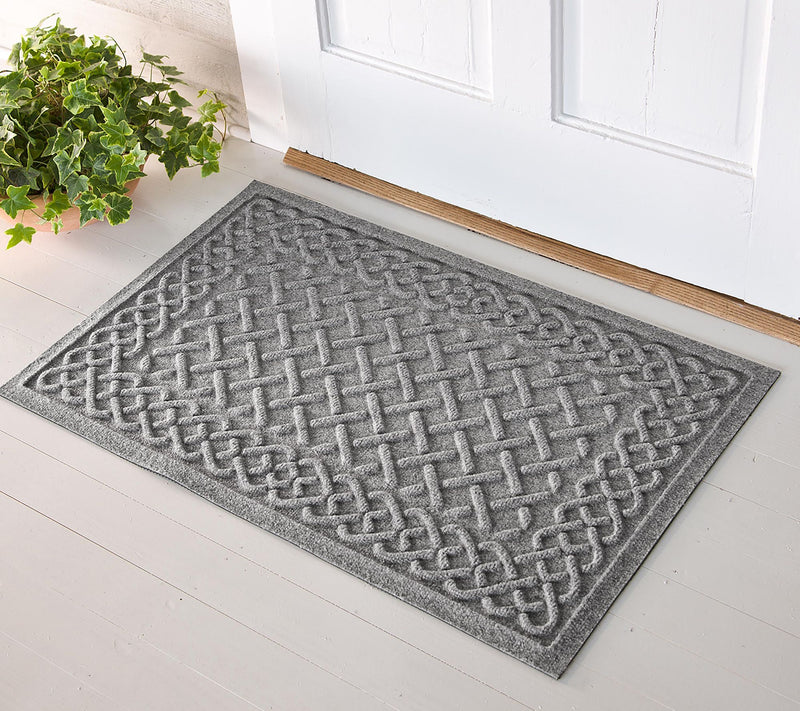 Evergreen 20" x 30" Cable Weave Indoor/OutdoorRug — View 7