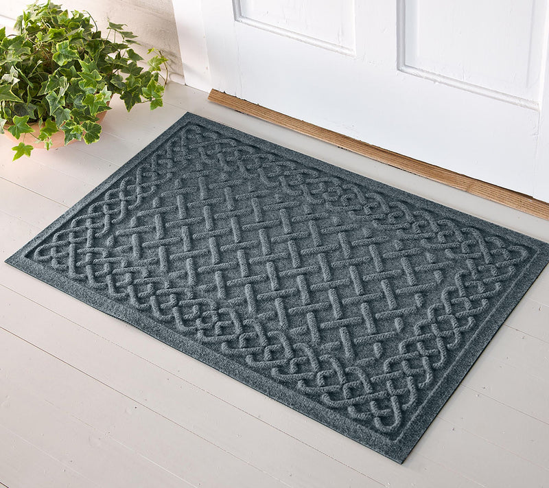 Evergreen 20" x 30" Cable Weave Indoor/OutdoorRug — View 8