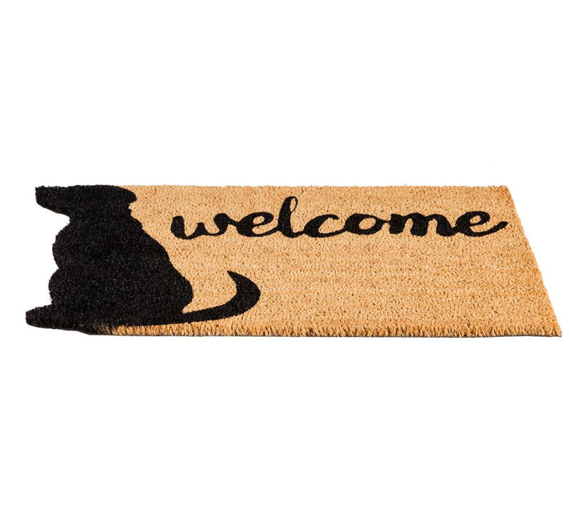 Evergreen Welcome Pet Shaped Coir Mat — View 2