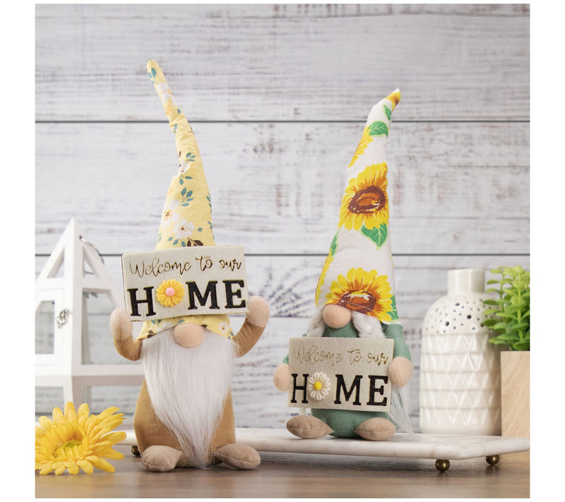 Northlight Spring Sunflower Hat Gnome with Home Sign — View 6
