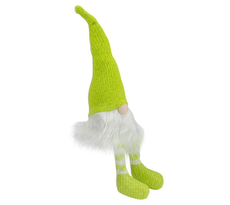 Northlight Lime Green and White Sitting Spring Gnome Figure — View 5