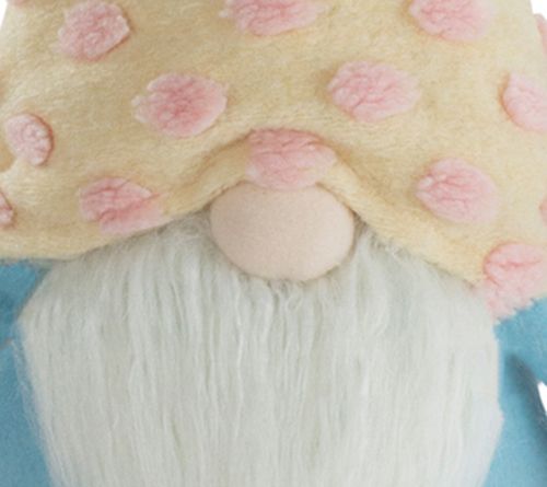 Northlight Standing Spring Plush Gnome Figure w / Polka Dot Ha — View 2