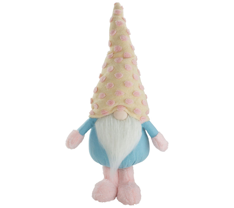 Northlight Standing Spring Plush Gnome Figure w / Polka Dot Ha — View 5