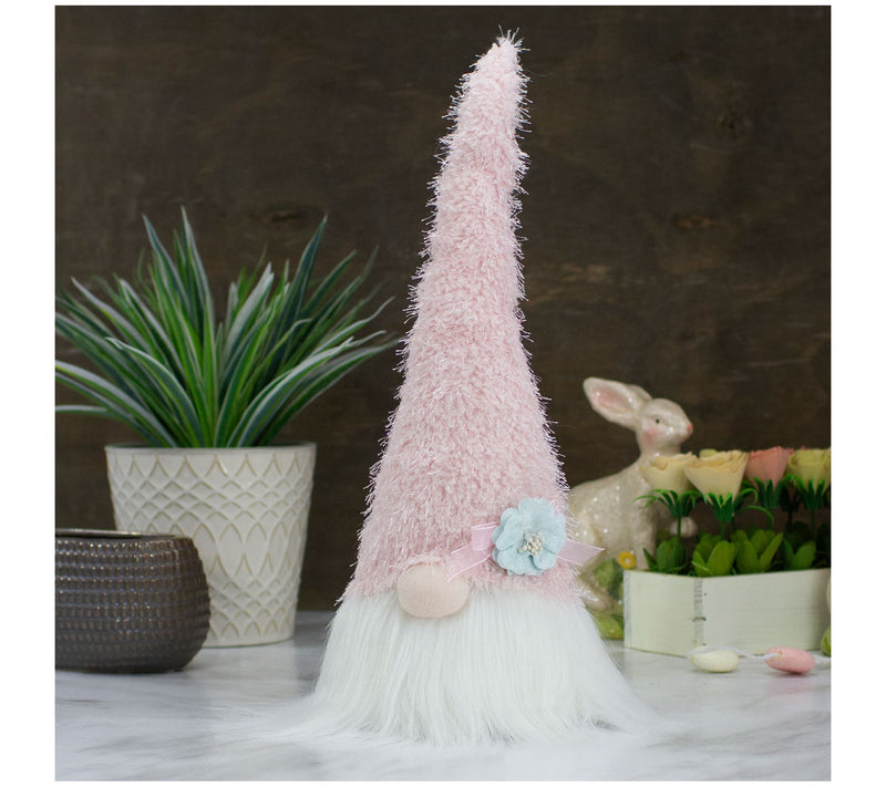 Northlight Spring & Easter Gnome Table Top w/ a  Blue Flower — View 7
