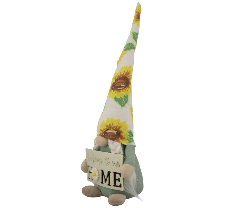Northlight Welcome to Our Home Spring Gnome with Sunflower Hat — View 5