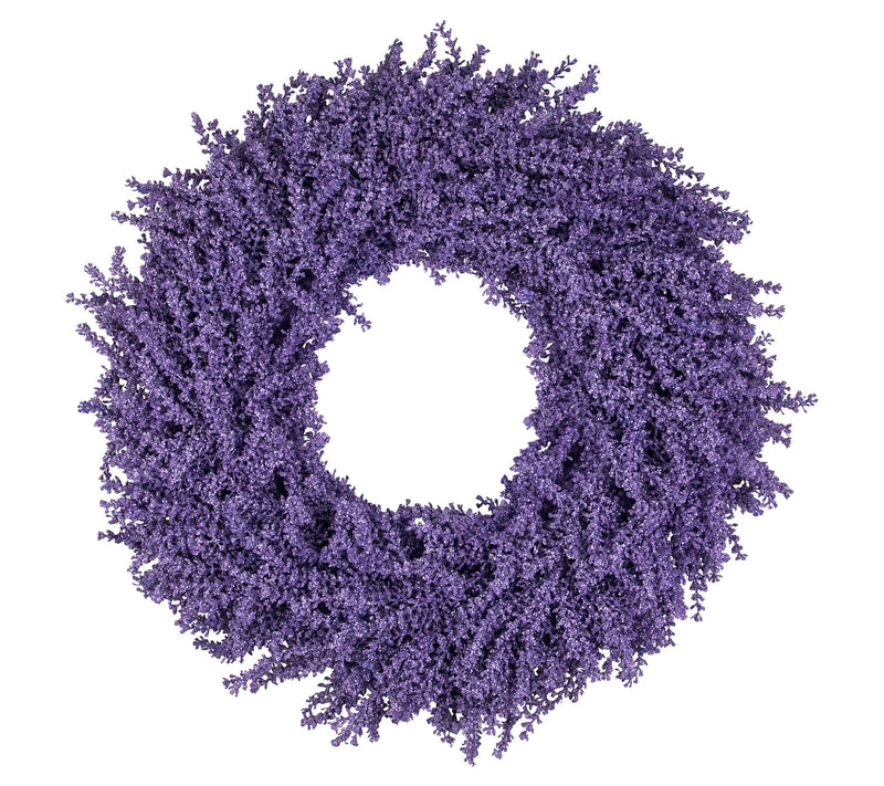 Northlight Purple Lavender Artificial Floral Sp ring Wreath — Main view