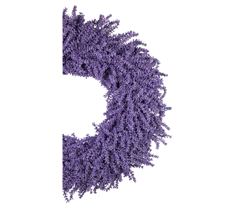 Northlight Purple Lavender Artificial Floral Sp ring Wreath — View 4