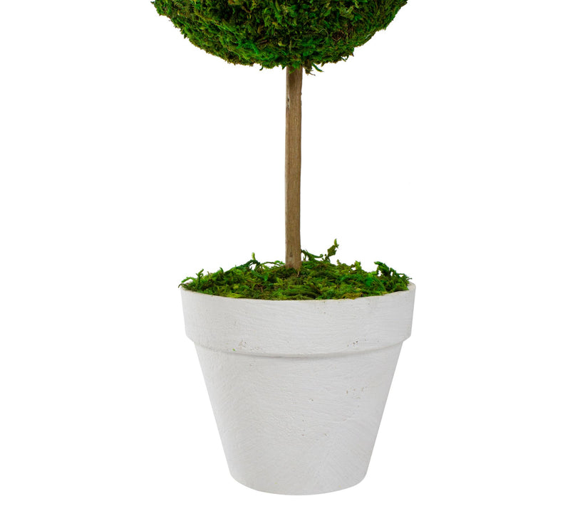 Northlight Reindeer Moss Potted Artificial Spring Topiary Tree — View 4