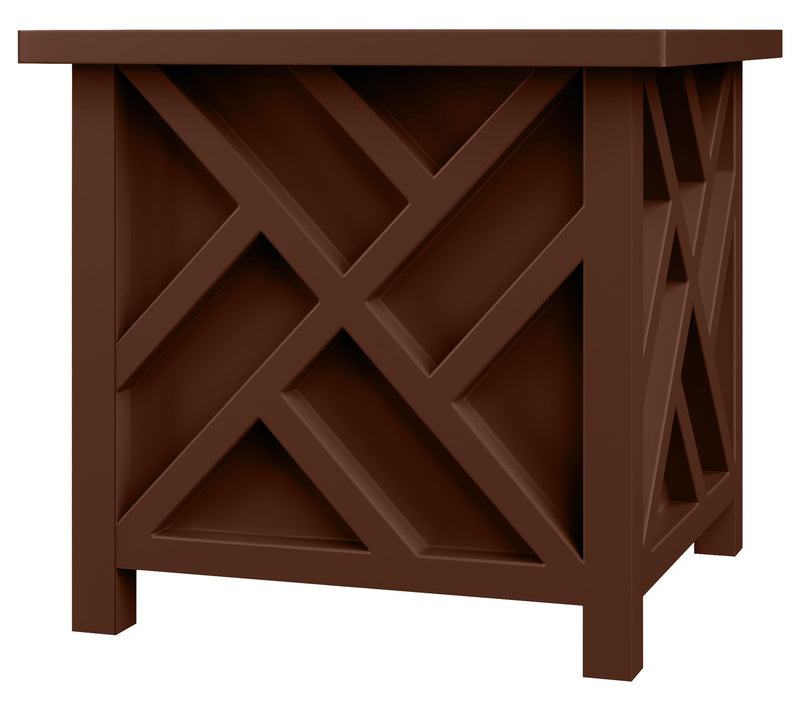 Pure Garden Lattice Design 15.5" Outdoor Planter Box — View 5