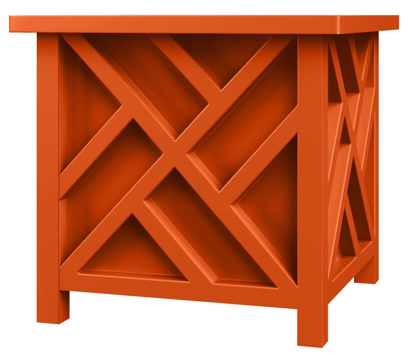 Pure Garden Lattice Design 15.5" Outdoor Planter Box — View 9