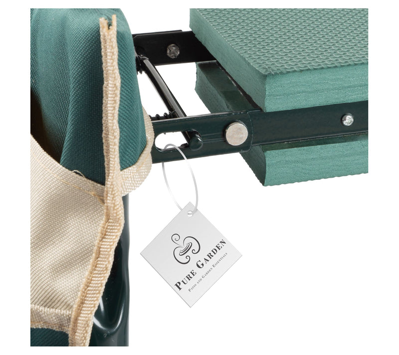 Pure Garden Kneeler 2-in-1 Foldable Kneeling Pad & Stool — View 5