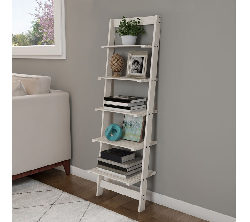 Lavish Home Bookshelf Ladder Shelf Decorative Book Shelves — View 13