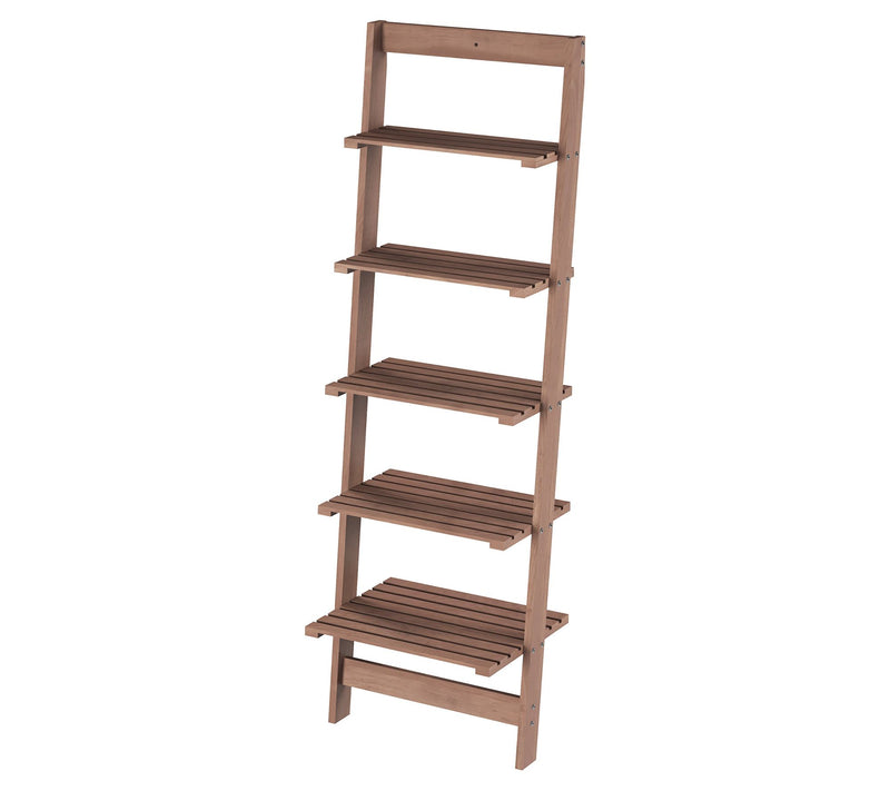 Lavish Home Bookshelf Ladder Shelf Decorative Book Shelves — View 2