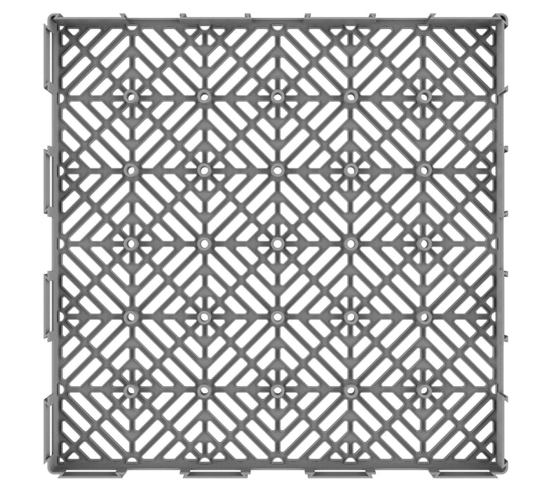 Pure Garden 6-Pack Interlocking Patio Deck Tile s — View 2
