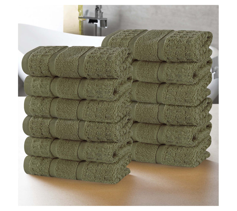 Superior Cotton Waffle Honeycomb 12 Piece Faceowel Set — View 13