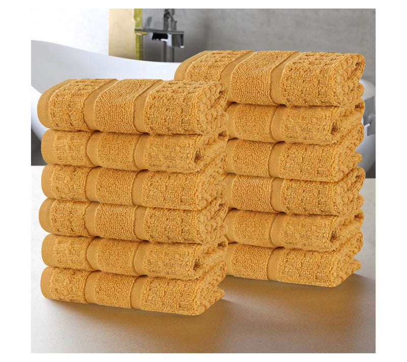 Superior Cotton Waffle Honeycomb 12 Piece Faceowel Set — View 14