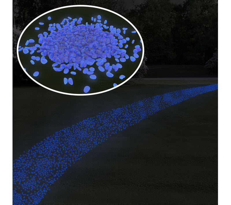 Pure Garden 500 Glow in the Dark Solar PathwayPebbles — Main view