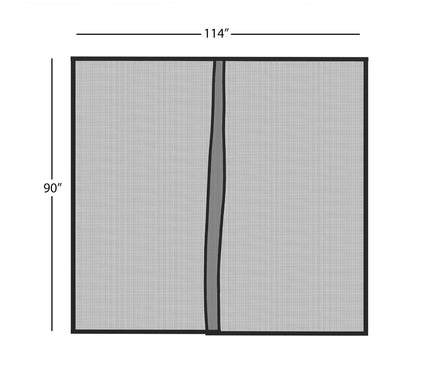 Pure Garden One Car Garage Door Screen Heavy-Duty Mesh