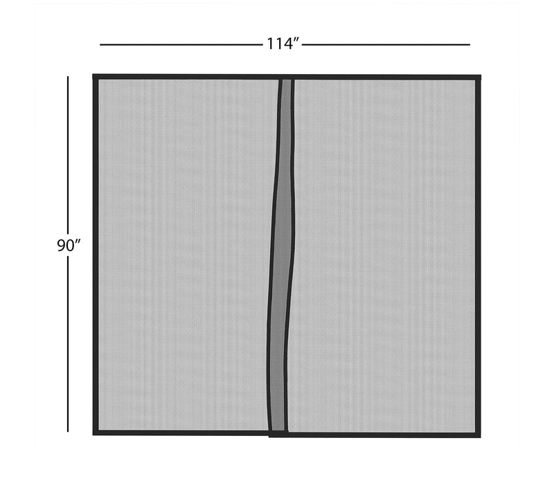 Pure Garden One Car Garage Door Screen Heavy-Duty Mesh — Main view