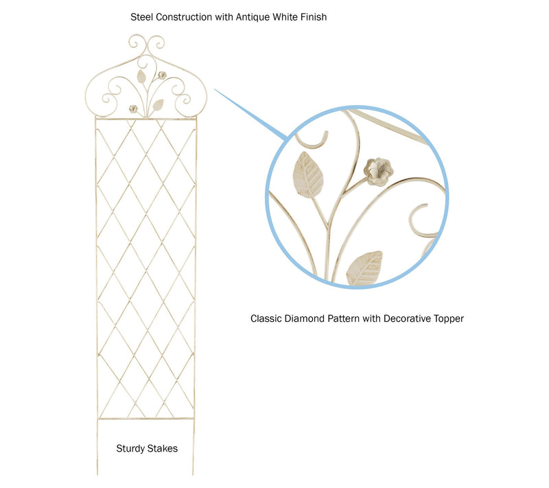 Pure Garden 63" Decorative Trellis for ClimbingPlants — View 4