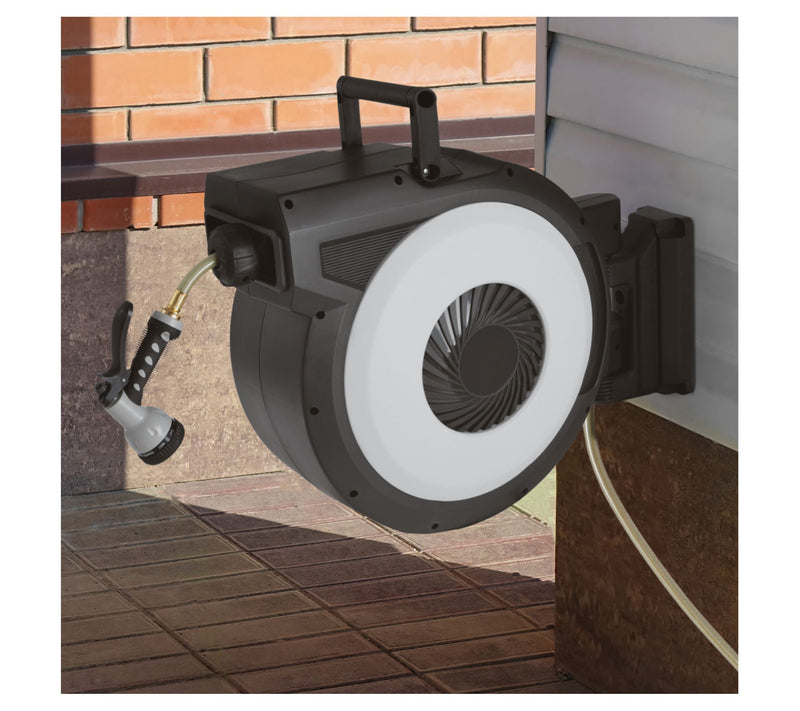 Pure Garden Retractable Hose 124ft with 9 Nozzle Patterns — View 5