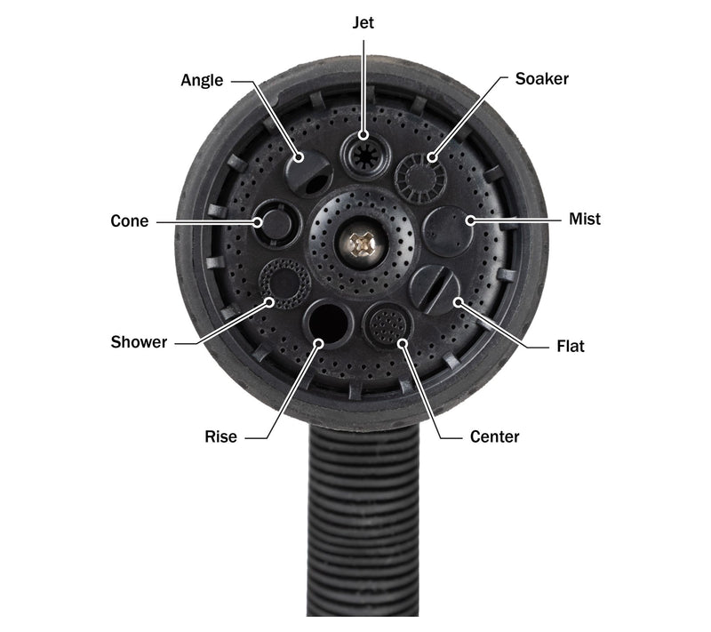 Pure Garden Retractable Hose 124ft with 9 Nozzle Patterns — View 7