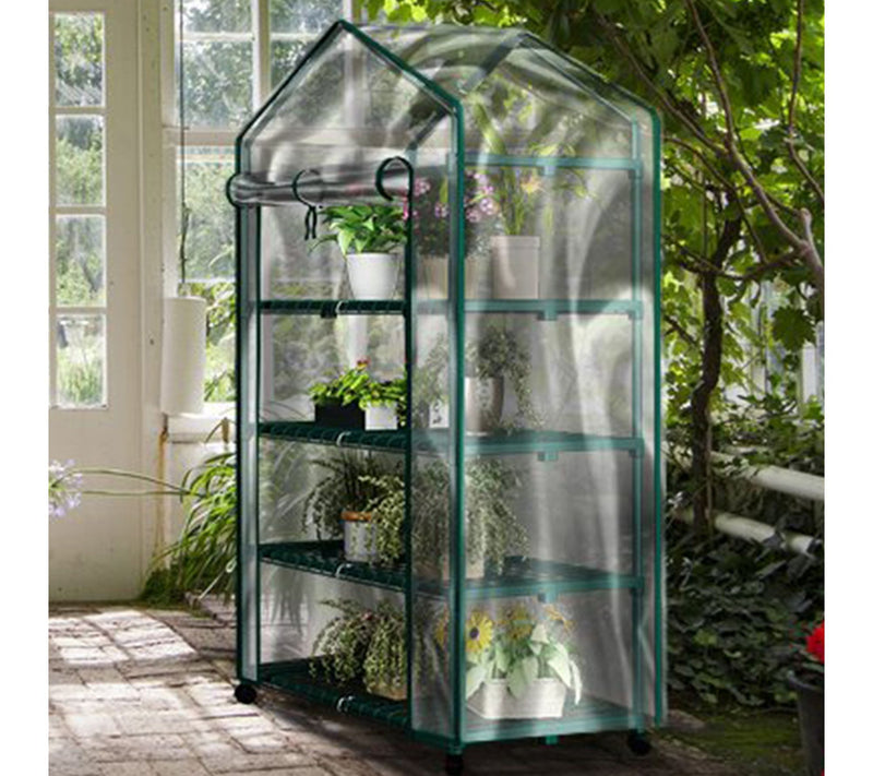 Home-Complete 4-Tier Mini Greenhouse Portable Greenhouse — Main view