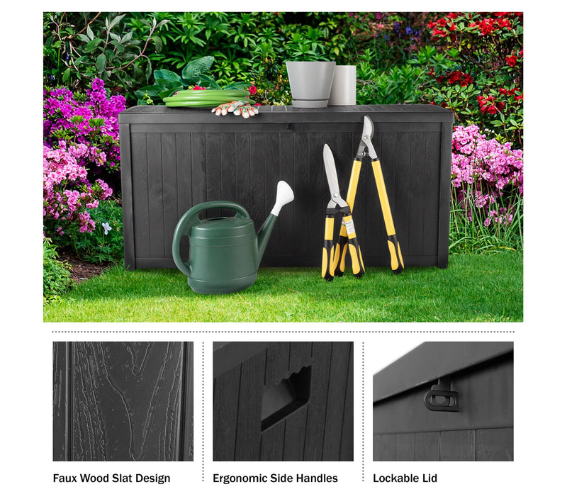 Pure Garden 113-Gallon Container for Patio Storage Deck Box — View 6