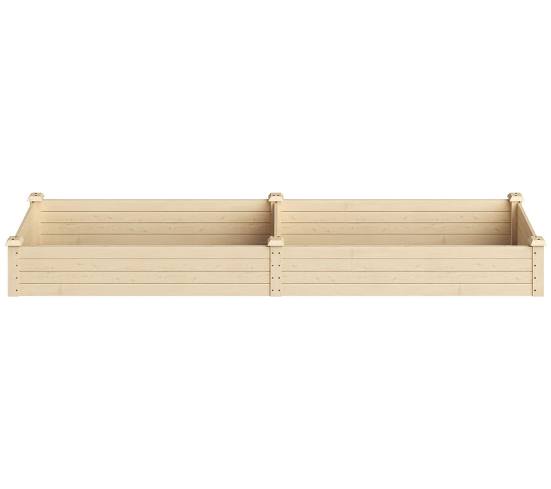 Home-Complete Raised Garden Bed - 8ftx2ft WoodPlanter Box — View 6