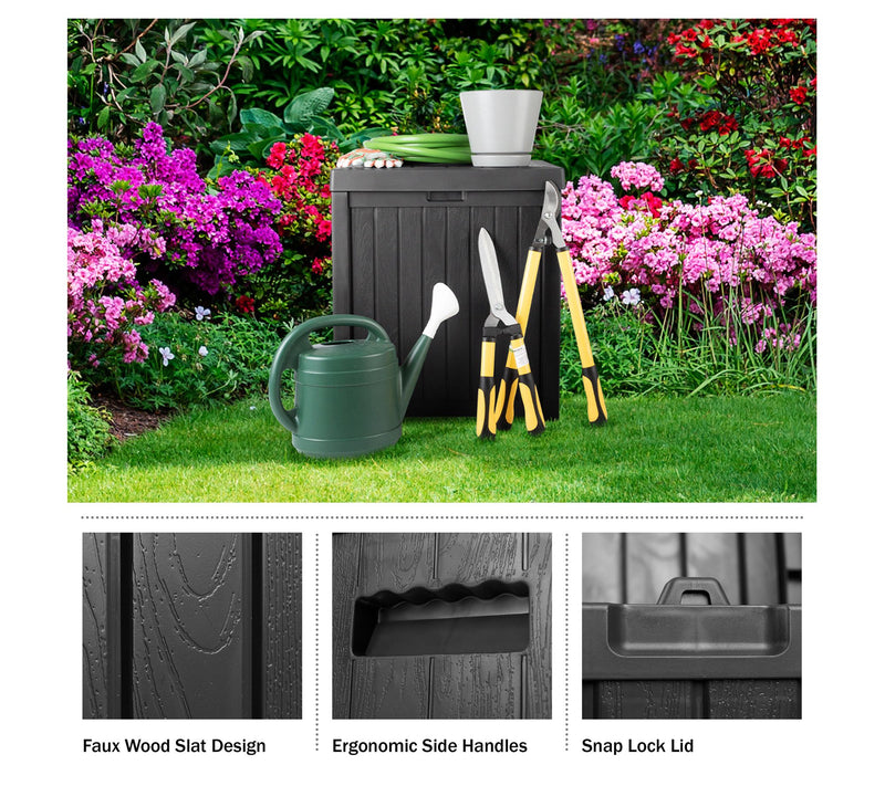 Pure Garden Storage Box- 50-Gallon Container for Patio Storage — View 6