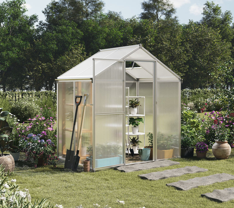 Home Complete Walk-In Greenhouse - 4x6 ft — View 6