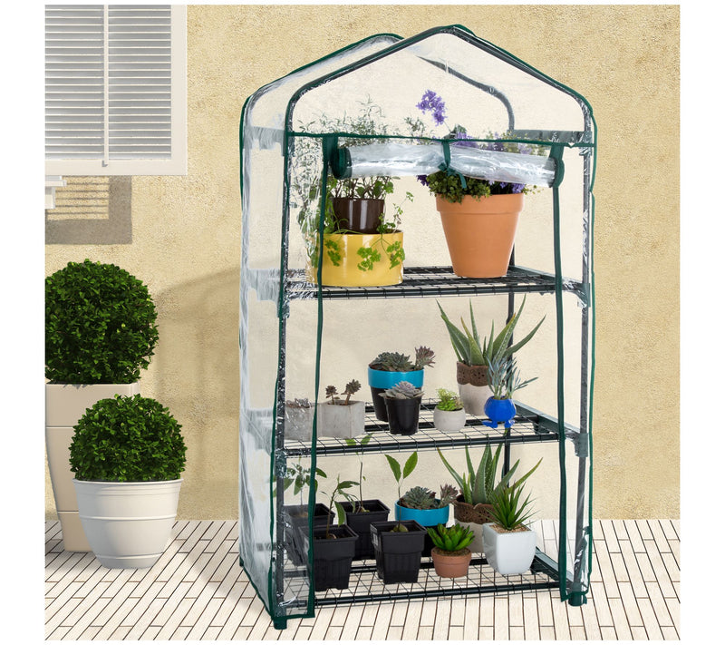 Pure Garden 3 Tier Mini Greenhouse Portable Greenhouse — View 3