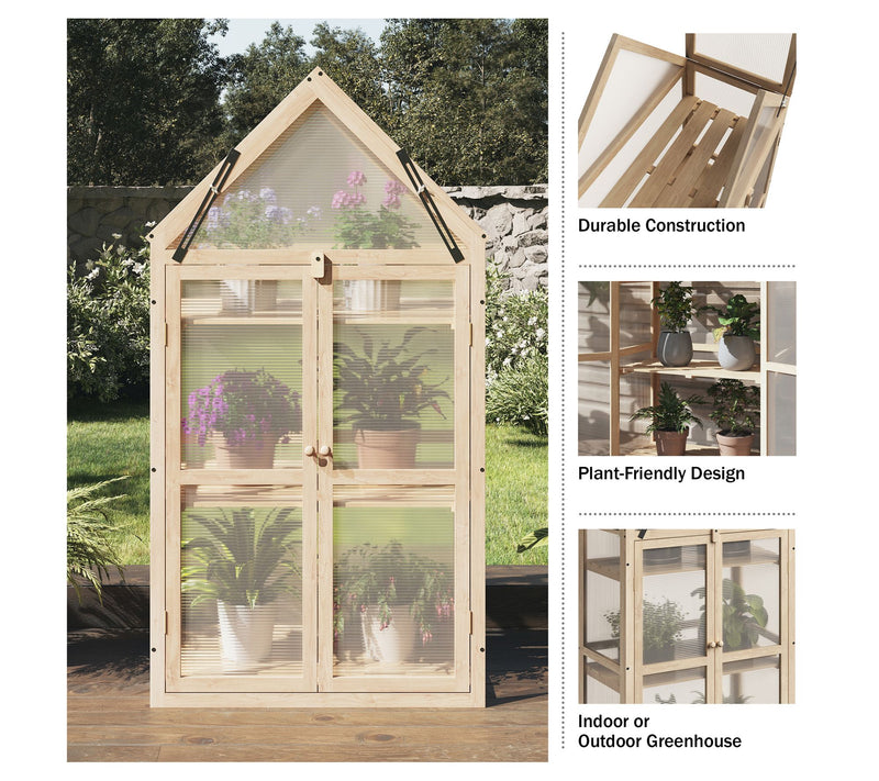 Home Complete Outdoor/Indoor Cold Frame Greenhouse — View 7
