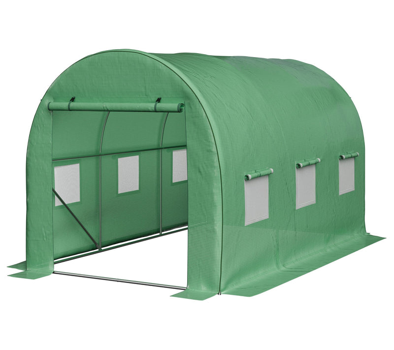 Home Complete Outdoor Green House w/ Vented Windows — View 4
