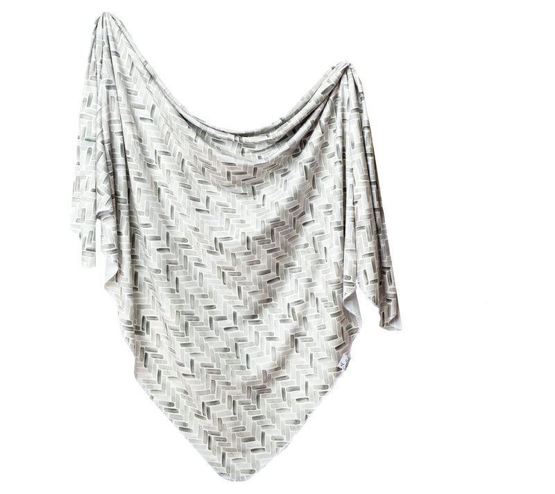 Copper Pearl Knit Swaddle Blanket — View 20