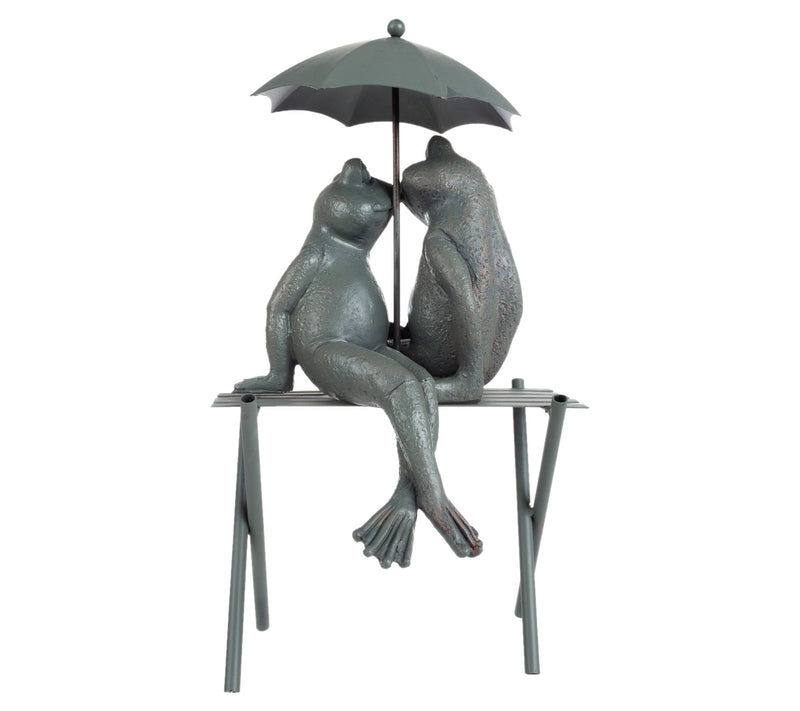 Pure Garden Frog Couple Whimsical Romantic Animal Figurine — View 5