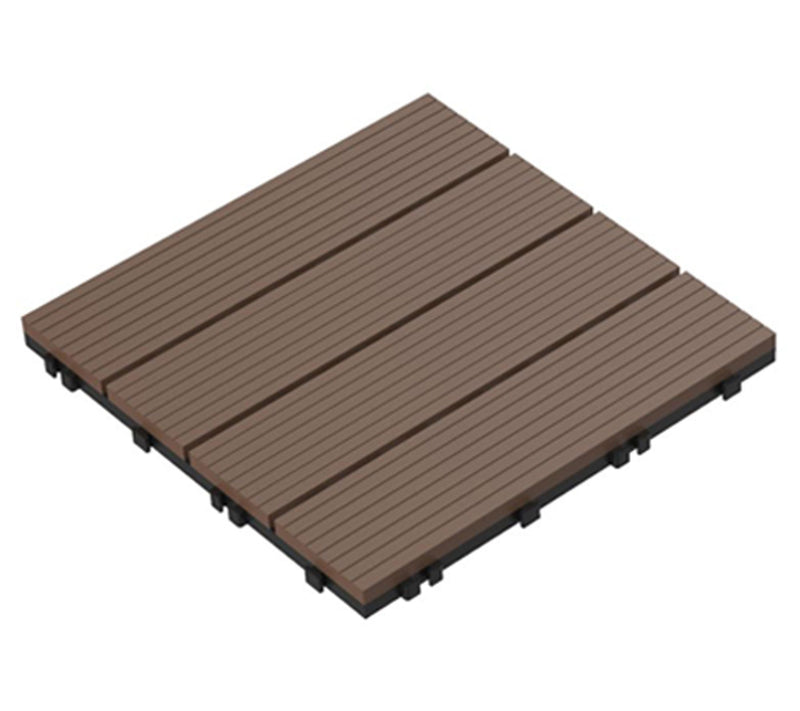 Pure Garden 24-Pack Interlocking Patio Tiles — View 3