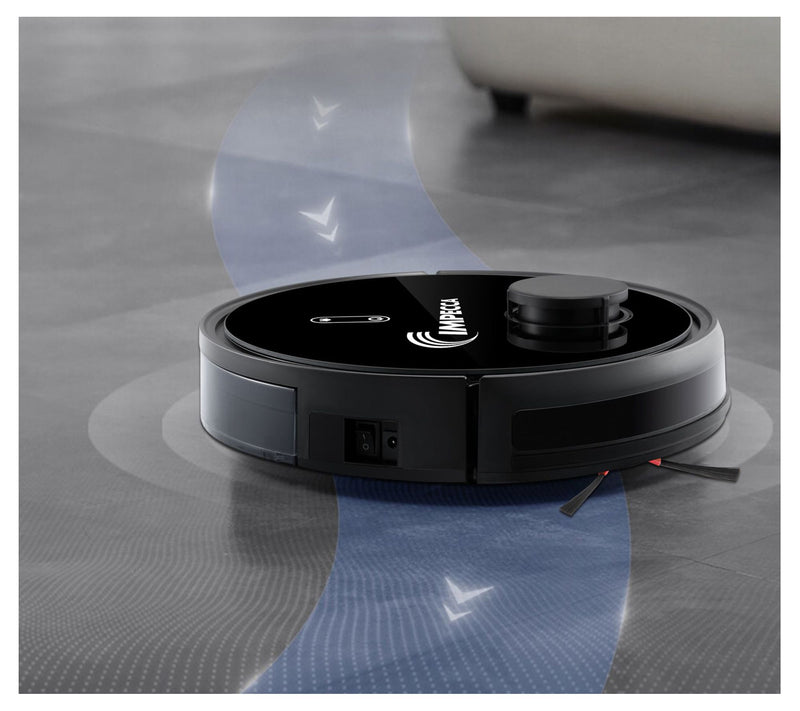 Impecca Robot Vacuum & Mop Combo, Self-Charging, Wi-Fi/App — View 2