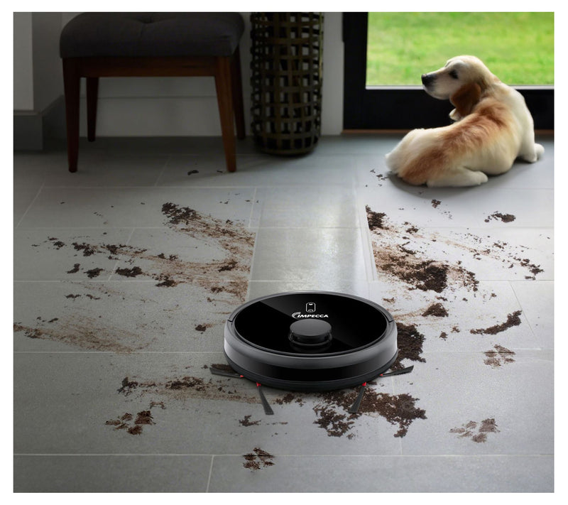 Impecca Robot Vacuum & Mop Combo, Self-Charging, Wi-Fi/App — View 3