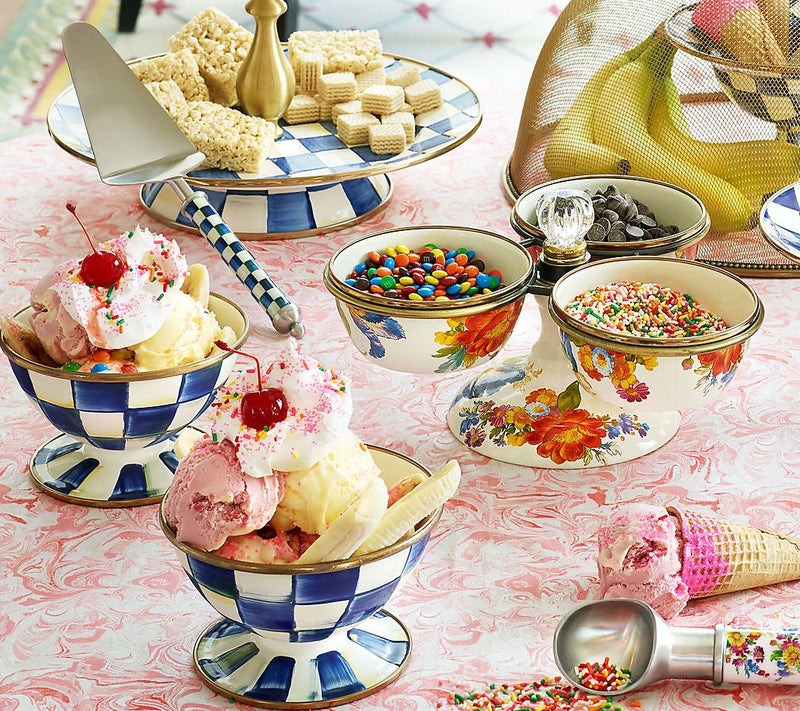 MacKenzie- Childs Set of 4 Ice Cream Bowls — View 12