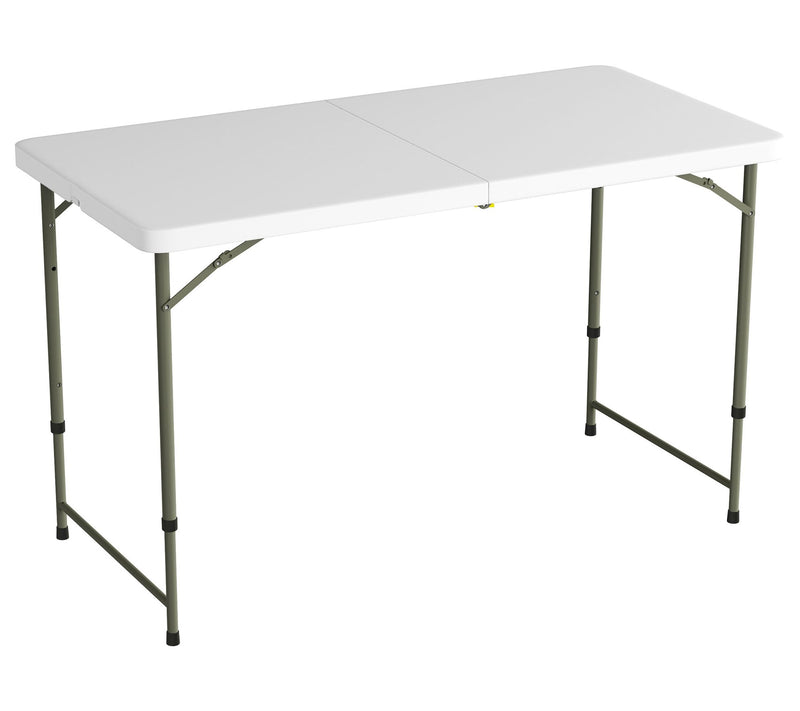 Lavish Home Adjustable Folding Table 4-Foot Utility Table — View 10
