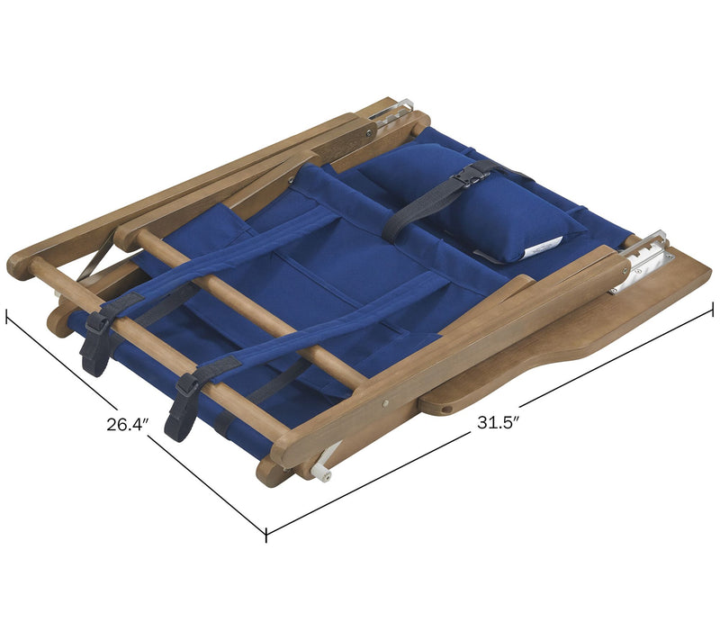 Lavish Home Outdoor Folding Beach Chair — View 6
